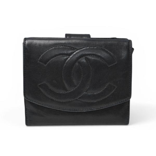 CHANEL（シャネル） 財布/二つ折 折財布 ココマーク ブラック : Import