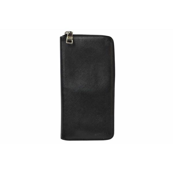 PRADA プラダ 長財布 シャイン ラウンドファスナー レザー ブラック PRADA（プラダ） 財布 長財布/ラウンドファスナー 2M1264 SAFFIANO