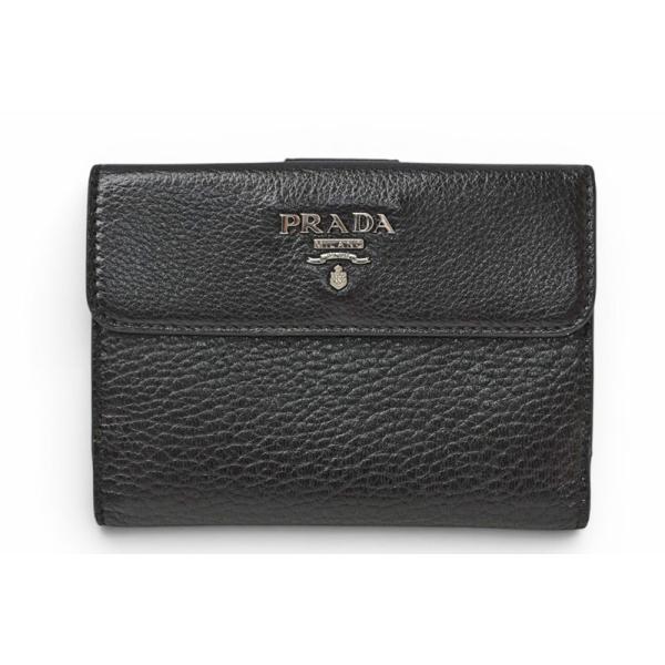PRADA（プラダ） 財布/三つ折り 折財布 1M0523 アンティークメタル