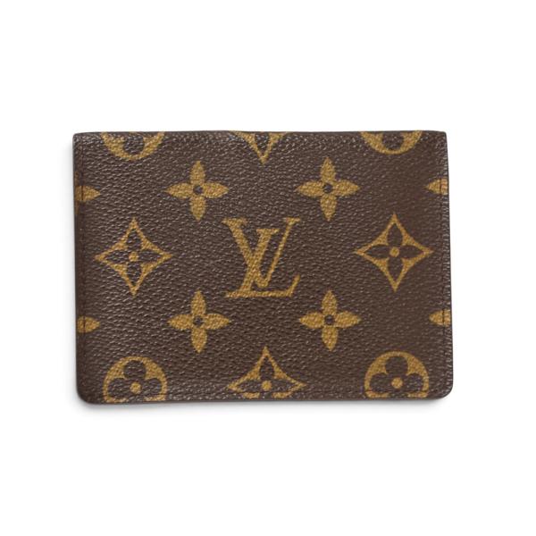 ルイヴィトン パスケース/カードケース LOUIS VUITTON モノグラム ポルト2カルト ヴェルティカル 定期入れ M60533