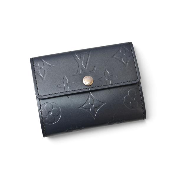 ルイヴィトン コインケース/カードケース LOUIS VUITTON ラドロー M65125 モノグラムマット ブルー