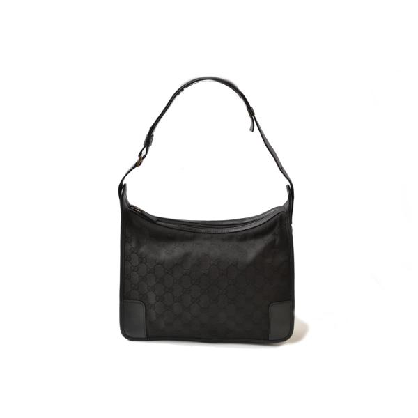 グッチ ショルダーバッグ GUCCI ヴィンテージ バッグ/肩掛け/ワンショルダー GGキャンバス 001 4205 GGブラック レディース