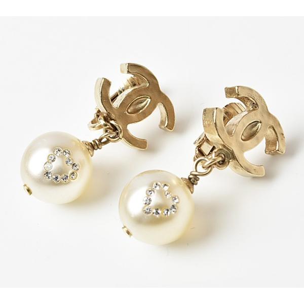 シャネル イヤリング ヴィンテージ CHANEL ココマーク/ゴールド