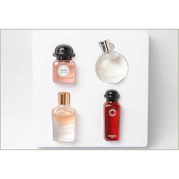 エルメス ミニチュア香水 4本セット HERMES オーデコロン/トワレ/パルファム コレクション セットホワイトデー :h-17-m0226