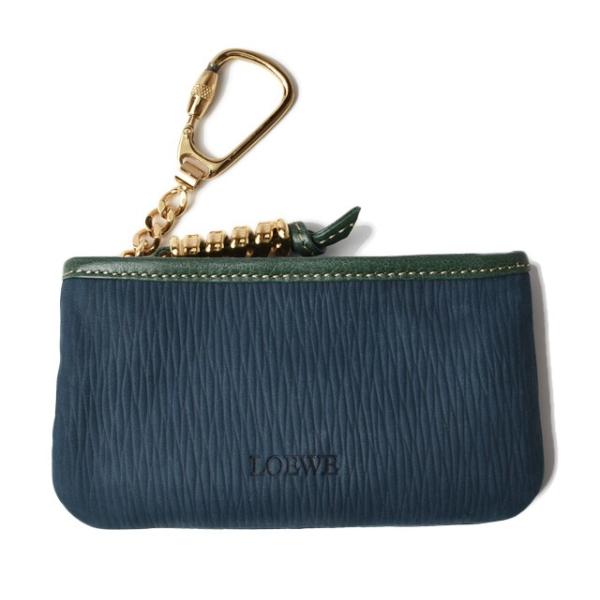 ロエベ キーケース/コインケース LOEWE ヴィンテージ キーリング付