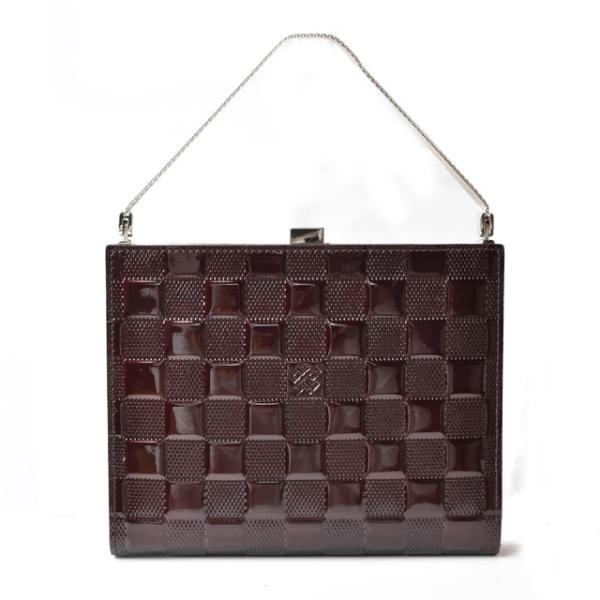 希少品　パーティーバッグ　ダミエ　ヴェルニ　アンジュ　GM ルイヴィトン　LV LOUIS VUITTON（ルイ・ヴィトン） アクセサリーポーチ/イブニング