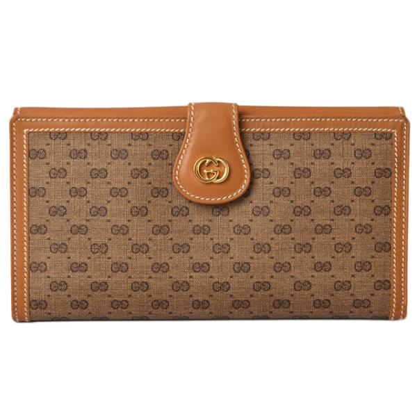 GUCCI（グッチ） 財布 ヴィンテージ 長財布 レザー/PVC GGロゴ 