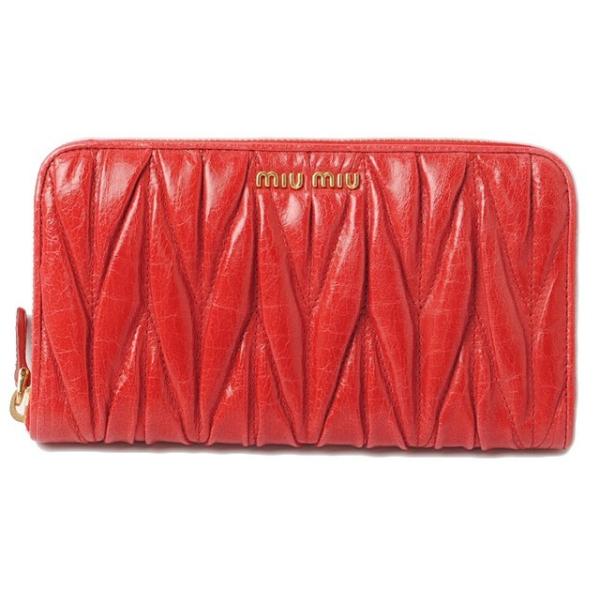 ミュウミュウ 財布 miumiu 長財布 5M0506 MATELASSE'LUX ミュウミュウ 財布 miumiu 長財布 5M0506 MATELASSE'LUX