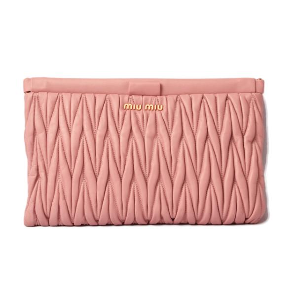 miu miu♡ハート柄ピンクポーチ♡クラッチバッグ miu miu♡ハート柄ピンクポーチ♡クラッチバッグ
