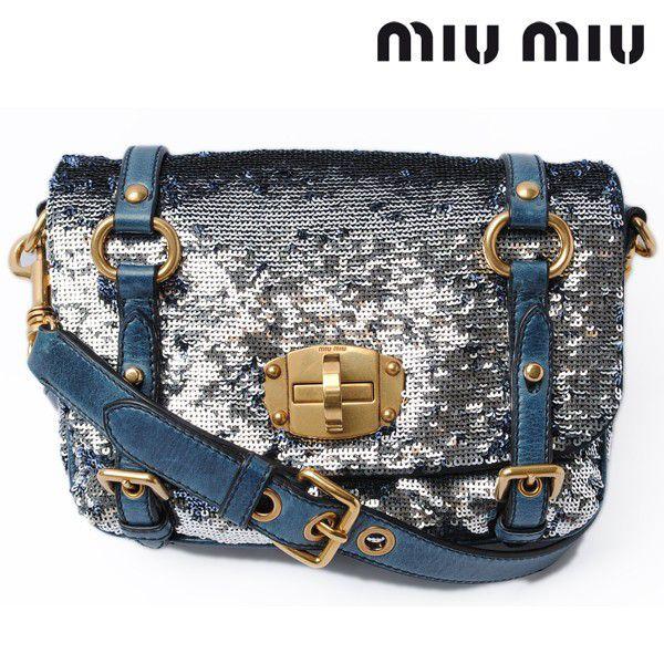 新品 凝り固まっ MIUMIU ミュウミュウ バッグ ポーチ スパンコール 新品 凝り固まっ MIUMIU ミュウミュウ バッグ ポーチ スパンコール