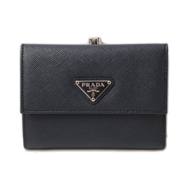 PRADA プラダ 財布 がま口財布 1ME392 SAFFIANO TRIANG PRADA プラダ 財布 がま口財布 1ME392 SAFFIANO TRIANG