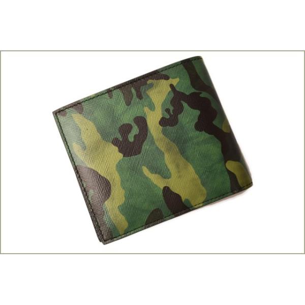 プラダ 財布 アウトレット Prada 折財布 メンズ 2mo738 サフィアノ 予約販売品 メンズ向け Saffiano Prato Camouf アーミー