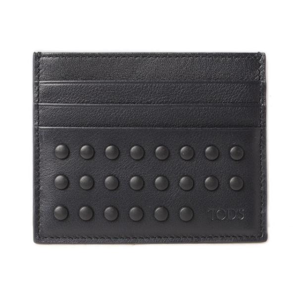 TOD'S（トッズ） カードケース/名刺入れ メンズライン レザー ダーク