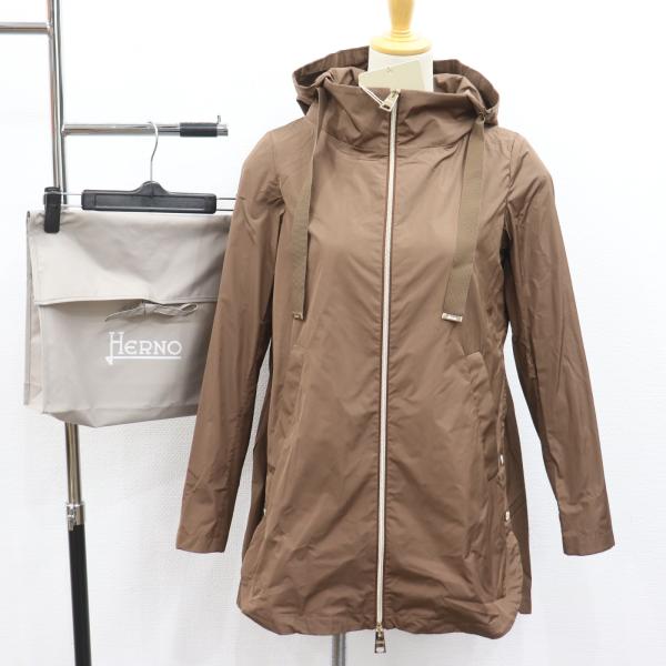 新品未使用　HERNO ニューテクノタフタ ジャケット レディース ニューテクノタフタ ジャケット 革色 | Herno® (ヘルノ)