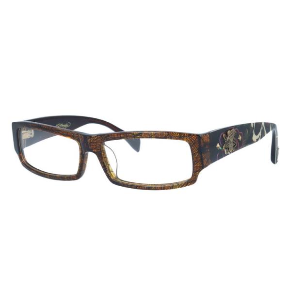 Ed Hardy（エド・ハーディー） フレーム 伊達 度付き 度入り メガネ