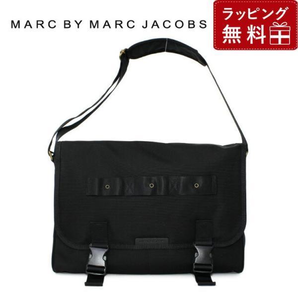 訳あり アウトレット マーク バイ マークジェイコブズ ショルダーバッグ M0005602 Davey Messenger Color 001 ブラック 黒 Black メンズ 革 レディース