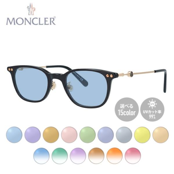 モンクレールサングラス モンクレール メンズ サングラス MONCLER ロゴ ブラックレンズ