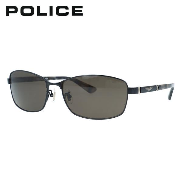 ポリス POLICE 偏光サングラス SPLQ04J 530P スクエア POLICE（ポリス） サングラス 偏光 アジアンフィット 調整可能ノーズ