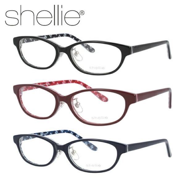 シェリー メガネ 眼鏡 フレーム 度付き 度あり 伊達 カラーレンズ shellie SH 6342 52 PCレンズ ブルーライトカット 遠近両用 対応可能 男 女 プレゼント ギフト