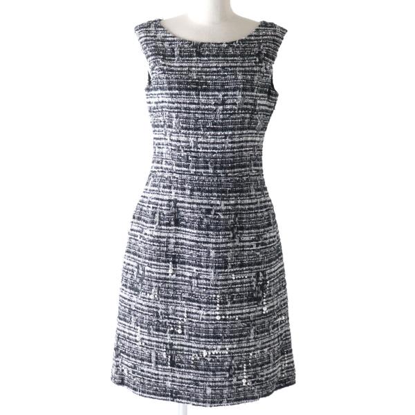 極美品 Rene ルネ MALHIA KENT マリアケント Fパール付 ツイード  