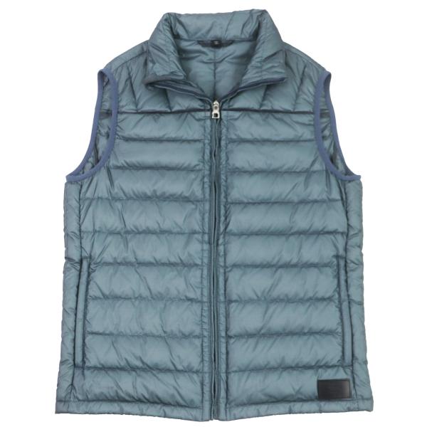 dunhill（ダンヒル） 極美品 レザー使い レザーロゴパッチ付き ダウン