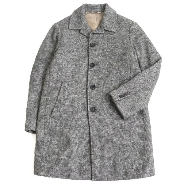 極美品 ルチアーノディマルティナ アルパカ・モヘア混 ヘリンボーン  