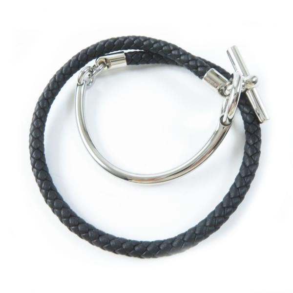 美品◎HERMES エルメス グレナン Hリンク レザー GP ブレスレット 