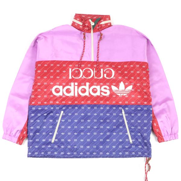 ドンドン見直し】極美品□グッチ adidas 22AW 691429 トレフォイル GG