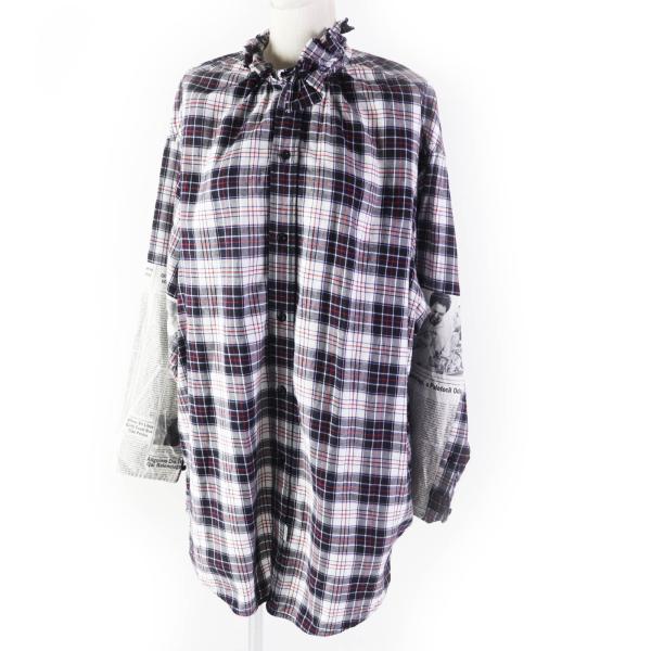 美品◎BALENCIAGA バレンシアガ 18AW 528697 コットン ニュース 美品◎BALENCIAGA バレンシアガ 18AW 528697 コットン ニュース