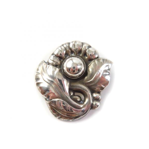 美品☆Georg Jensen ジョージジェンセン 71 SV925 フラワーモチーフ 