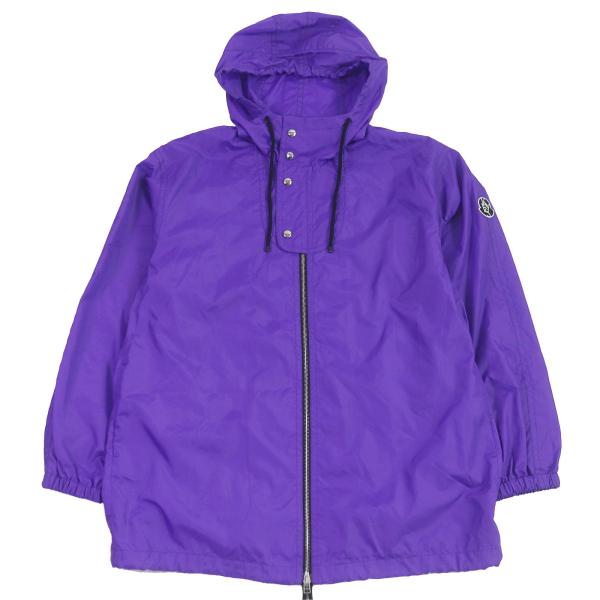 極美品□モンクレール ジーニアス 2 アリシア・キーズ 23SS SOHO ロゴワッペン WZIP マウンテンパーカー パープル 2 イタリア製 正規品 極美品□モンクレール ジーニアス 2 アリシア・キーズ 23SS SOHO ロゴ