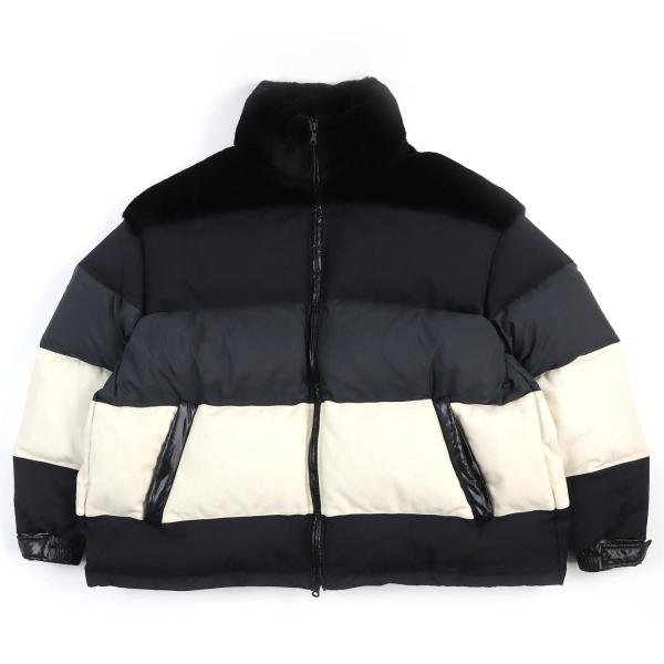 美品△VALENTINO ヴァレンティノ 20AW UV0CNB206TC RE-SEW エコファー 