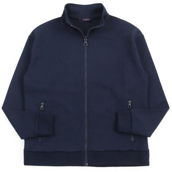 極美品●LOUIS VUITTON ルイヴィトン 2021年製 1A7XYW モノグラムジップスルートップ ジップジャケット M 正規品 メンズ 定価261800円 LOUIS VUITTON（ルイ・ヴィトン） 極美品○LOUIS VUITTON 2021年製