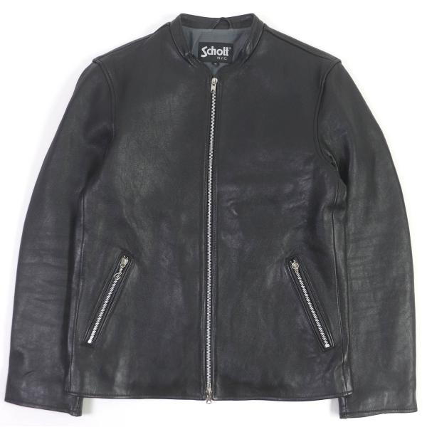 Schott N.Y.C 極美品□schott ショット 3171066 ラムレザー Schott N.Y.C 極美品□schott ショット 3171066 ラムレザー