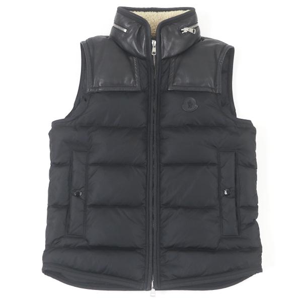 MONCLER（モンクレール） 美品□MONCLER MILLAIS GILET ラムレザー