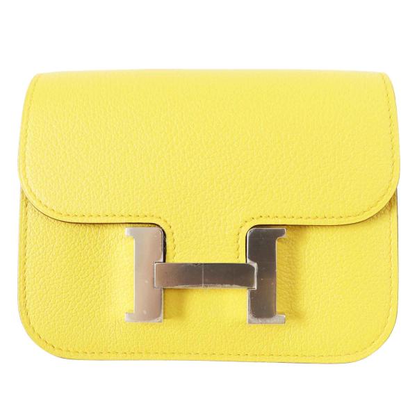 未使用品◎HERMES エルメス コンスタンス スリム ヴェルソ シルバー金具 エバーカラー ケース サン ニューブルージーン W刻印 仏製 HERMES（エルメス） 未使用品◎HERMES コンスタンス スリム ヴェルソ