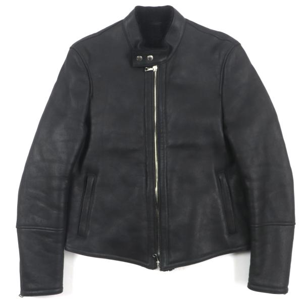 美品▽EMMETI エンメティ H UOMO アッカ ムートン 干場義雅 ダブル