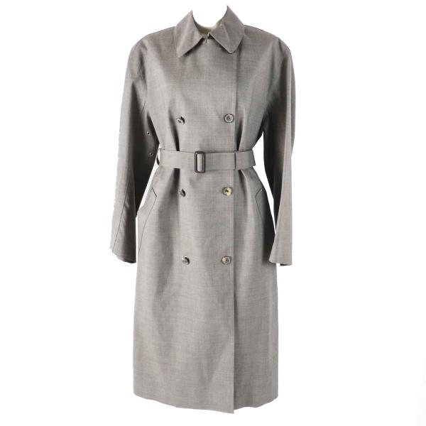 美品 エルメス マルジェラ期 ロングコート ベルト付 ウール×コットン 42 HERMES - 極美品 エルメス HERMES コート マルジェラ期 ベルト付き