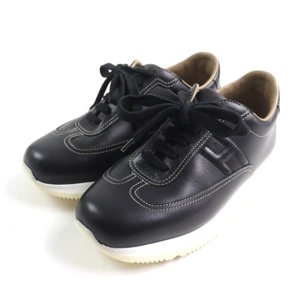 HERMES 美品☆HERMES エルメス 192214Z クイック Hロゴデザイン レース