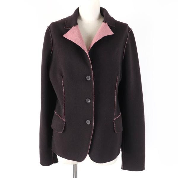 美品☆Salvatore Ferragamo サルヴァトーレフェラガモ カシミヤ混