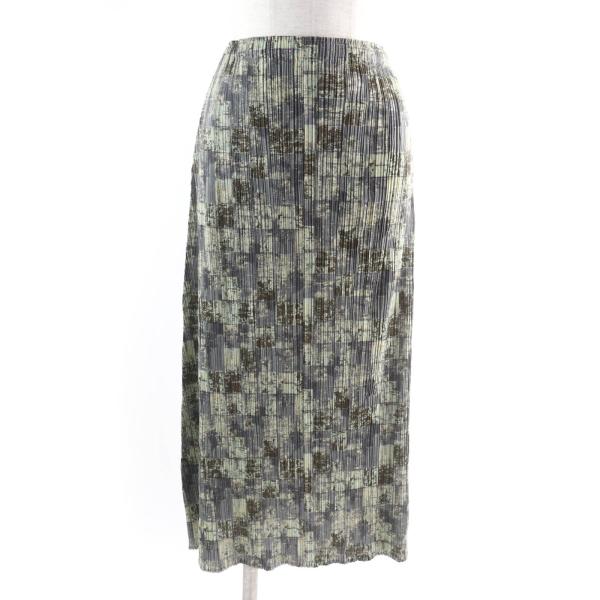 PLEATS PLEASE マルチモザイクデザイン プリーツスカート 極美品☆PLEATS PLEASE プリーツプリーズ イッセイミヤケ PP41-JG934