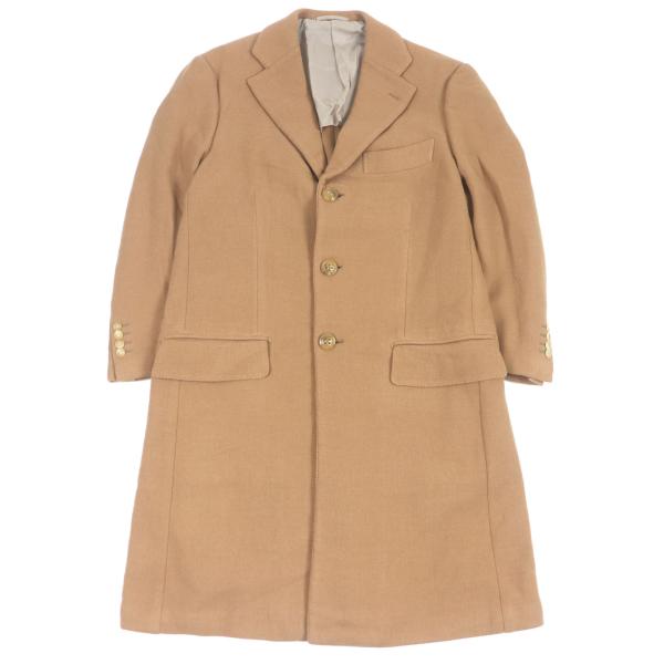 【ドンドン見直し】良品□Sartoria Ring サルトリア リング カシミヤ100％ ロングコート チェスターコート キャメル 48 日本製 正規品 ドンドン見直し】良品□Sartoria Ring サルトリア リング カシミヤ100