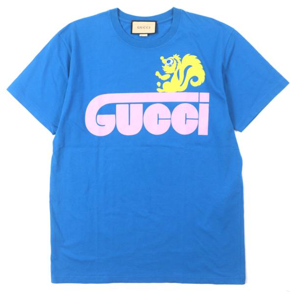 GUCCI 美品▽GUCCI グッチ 548334 コットン スカンクプリント クルー 