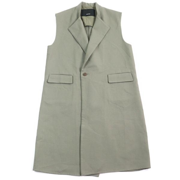 極美品○08sircus ゼロエイトサーカス 23AW S23AW-OT08 Twill double face rever long gilet ダブルフェイス ロングジレ 1 正規品メンズ 極美品○08sircus ゼロエイトサーカス 23AW S23AW-OT08 Twill double