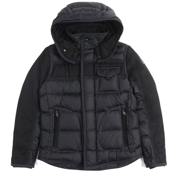 MONCLER 美品△MONCLER モンクレール RYAN ライアン レザーロゴ MONCLER 美品△MONCLER モンクレール RYAN ライアン レザーロゴ