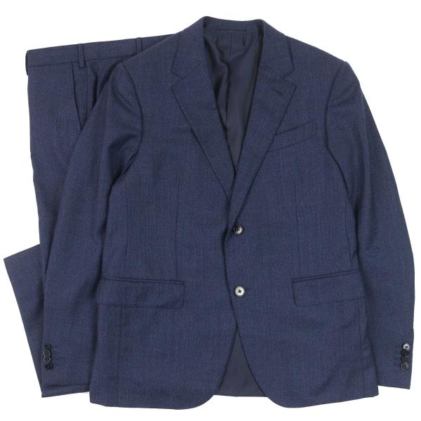 トニーエルメネジルドゼニア　ウールカシミヤスーツセットアップ　52サイズ 美品△Ermenegildo Zegna エルメネジルドゼニア TROFEO ウール