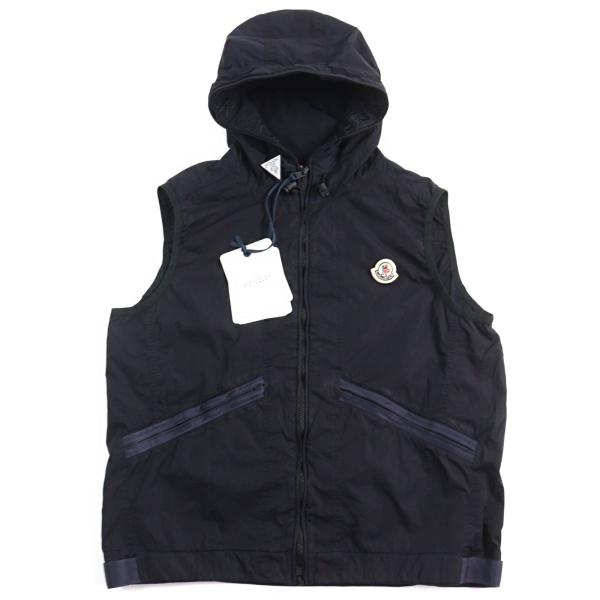 未使用品○MONCLER モンクレール 20SS TOUQUES ロゴエンブロイダリー ウェストアジャスター Wジップ フーデッド ベスト 4 正規品 メンズ MONCLER（モンクレール） 未使用品○MONCLER 20SS TOUQUES ロゴエン