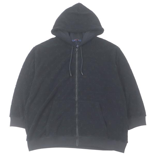 未使用品□LOUIS VUITTON ルイヴィトン 2023年製 HPY41W モノグラム パイル地 ジップパーカー 5L/希少サイズ 箱付き イタリア製 正規品 LOUIS VUITTON（ルイ・ヴィトン） 未使用品□LOUIS VUITTON 2023年製