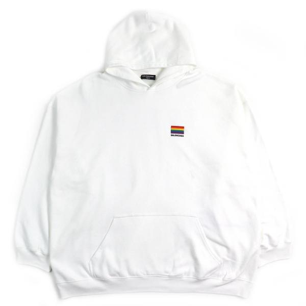 【美品】BALENCIAGAバレンシアガ ｘWFPプルオーバー パーカー/ M BALENCIAGA 美品△BALENCIAGA バレンシアガ 21AW 651799