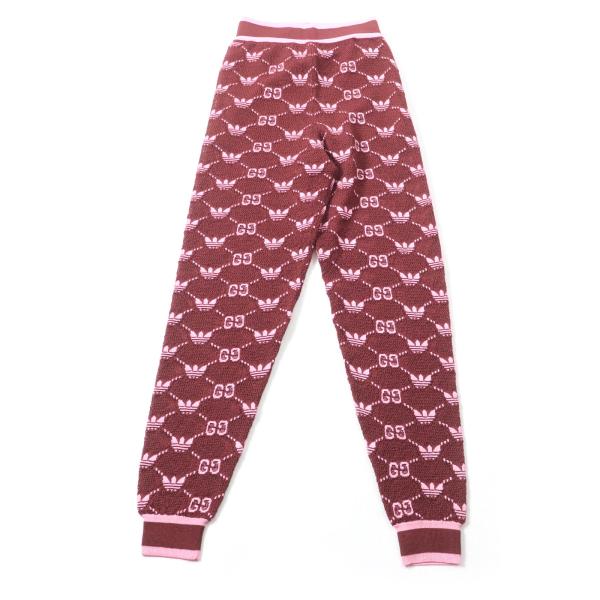 極美品☆GUCCI×adidas グッチ×アディダス 693830 GG トレフォイル